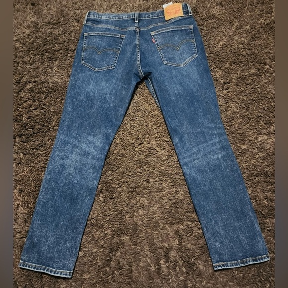 LEVI STRAUSS 511 JEAN Distressed Stretch Slim fit Zipper fly Size 36x30 EUC - Picture 3 of 7